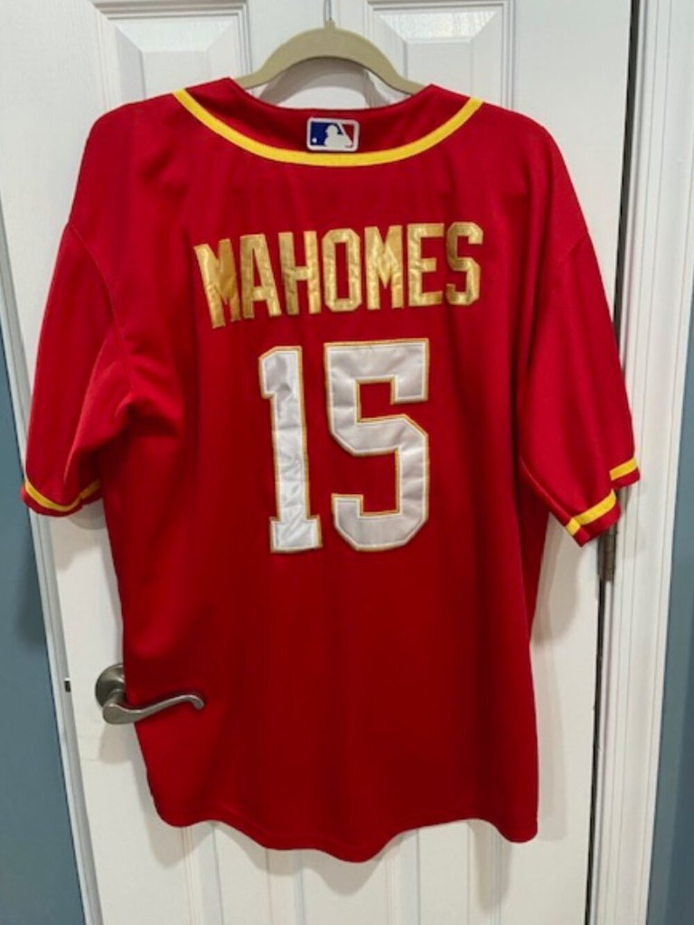 Mahomes KC Baseball type Nike Jersey - Picture 2 of 5